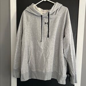 Under Armour Light Gray Pullover Hoodie